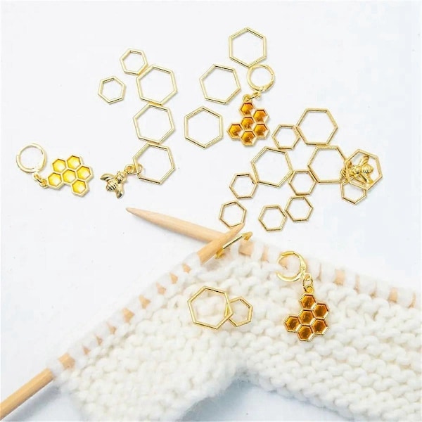 Hexagon Bi Hängen Stickmarkörer Verktyg Sytillbehör, D