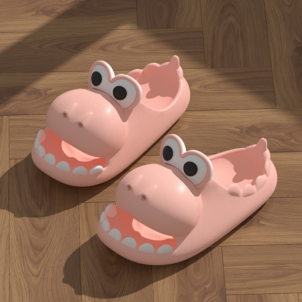global Hot Sale Söta Dinosaurie Tofflor Halkfria Mode Tofflor pink 39-40