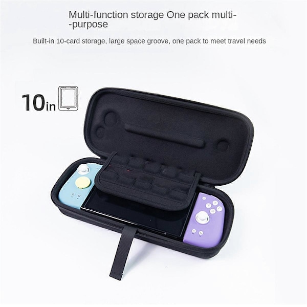Förvaringsväska för Switch/OLED Dragkedja Skal Skyddande Omslag