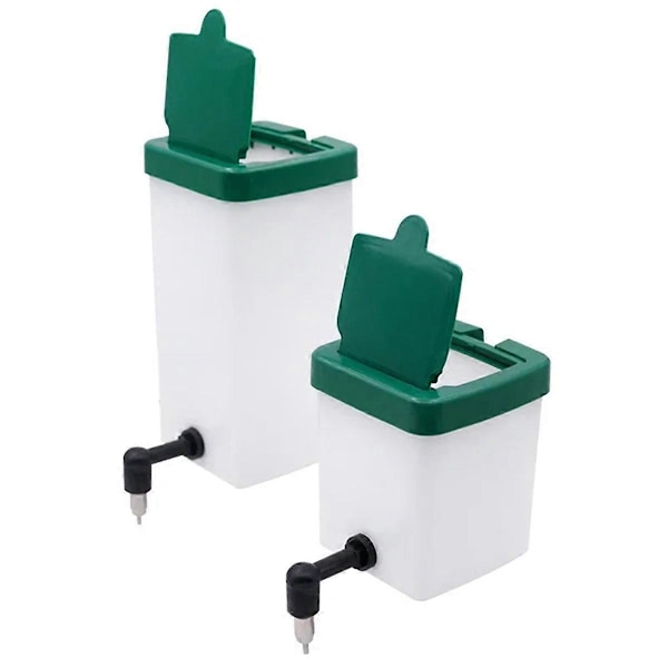 2 ST Kanin Vattendispenser Drickare Matare Dricksfontän