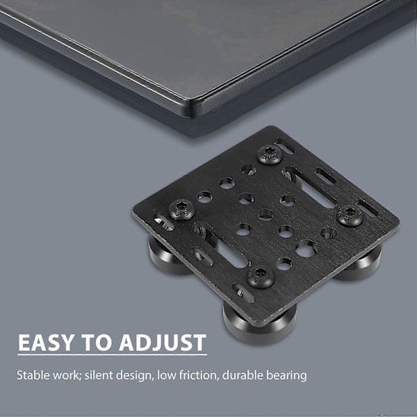 3D Printer 2020 Aluminium Profil Remskive V-Slot Byggeportalplade