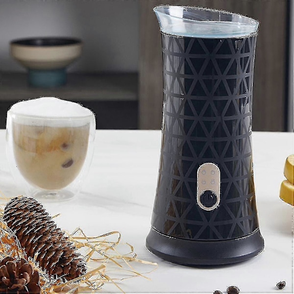 Elektrisk mjölkskummare kompatibel med Latte Kaffe Värmare EU-kontakt