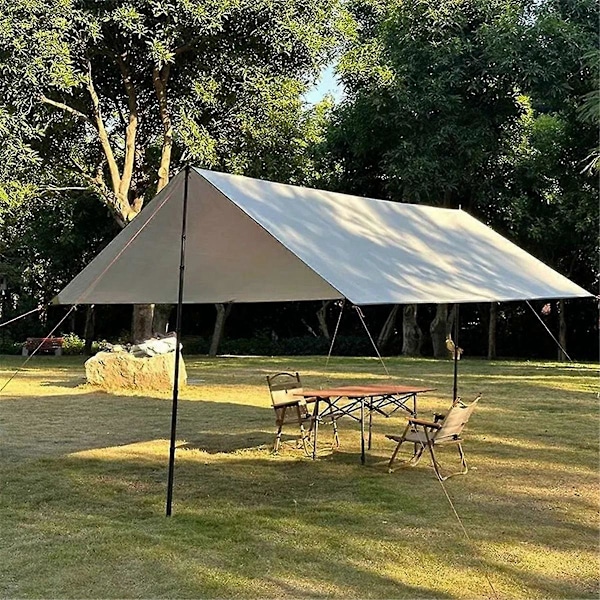 Camping Tarp Vattentät Tält Turist Markis Skugga Solskydd A