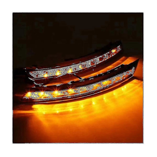 Humanmade 1 par LED DRL Blinkers Varselljus Dagsljus Dimljus För Xc90 2007-2013