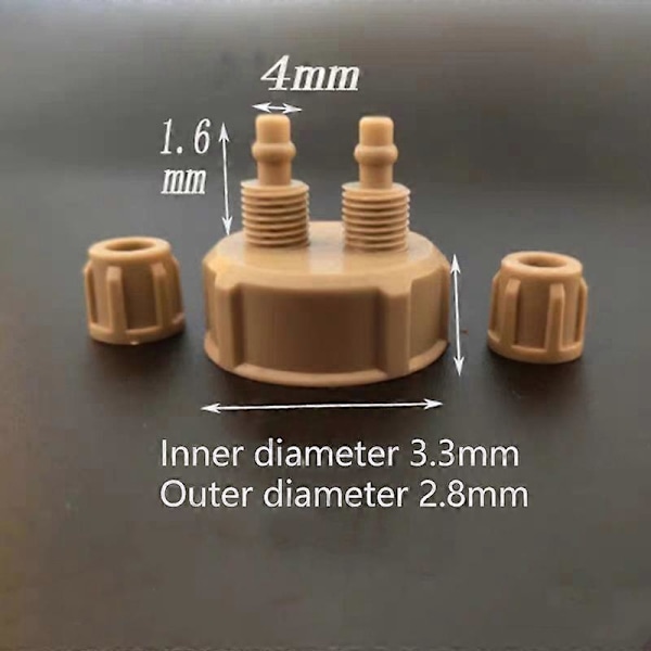 Akvarium 2st DIY CO2 System Kit Generator Flasklock Fisktank DIY