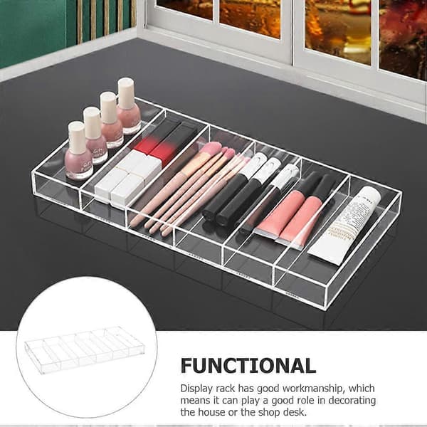 Klar Brille Display Boks 6 Gitre Solbrille Organizer Vinduesdisplay Holder Solbrilleholder
