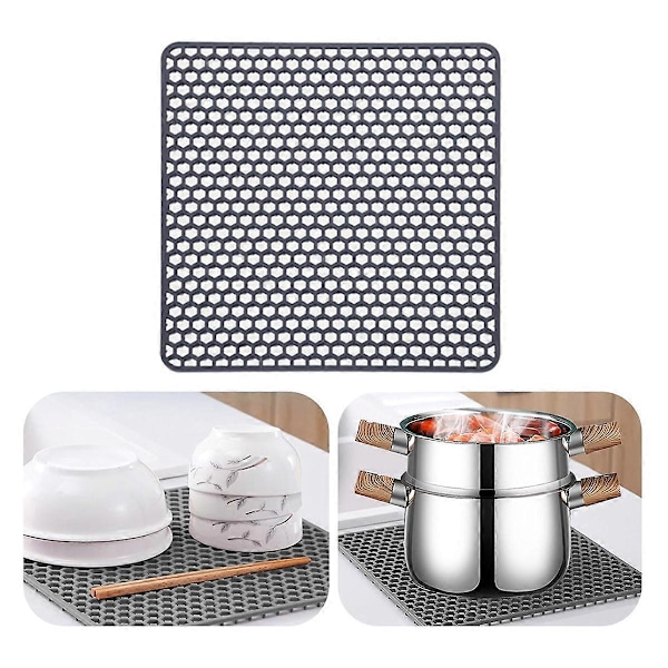 13,5 X 13,5 Tum Silikon Bordstablett Diskbänksmatta