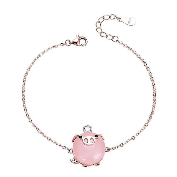 Gris Armband Smycken Tecknat Armband Gris Kedjearmband Litet Gris Smycke för Kvinnor Flicka