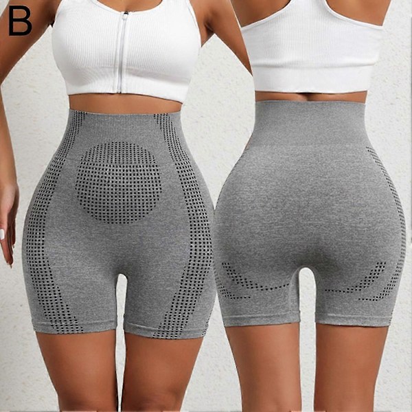 Mikrovibrationsmassage Modul Is Silke lon Fiber Reparationsformande Shorts Gray Plus size