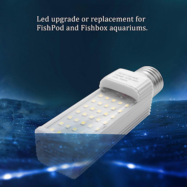 Fisod Plante Rium 7w Grow Led Tank Pære E27 Lampe