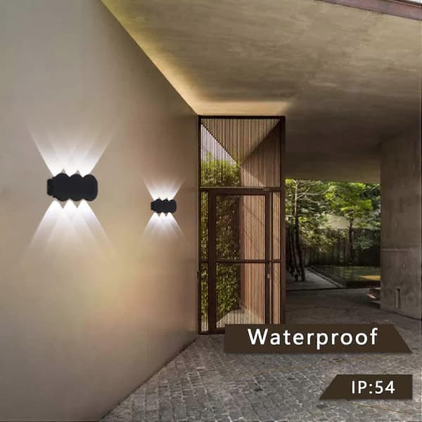 Vägglampa Inomhus 6W LED Modern, Rektangulär Väggbelysning Upp Ner |