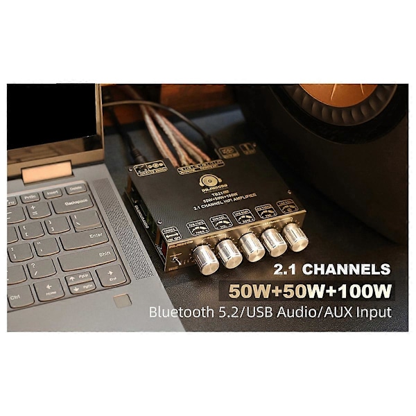 -TB21 PRO 2.1-kanals 5.2 stereo Bluetooth-förstärkarkort