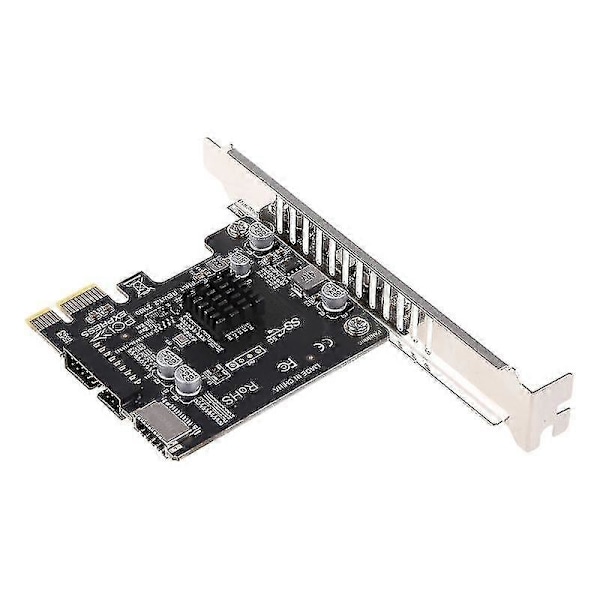 Dator Pcie Till Usb3 Typ-e Front Typ-c 19p 20p Expansionskort Självförsörjande