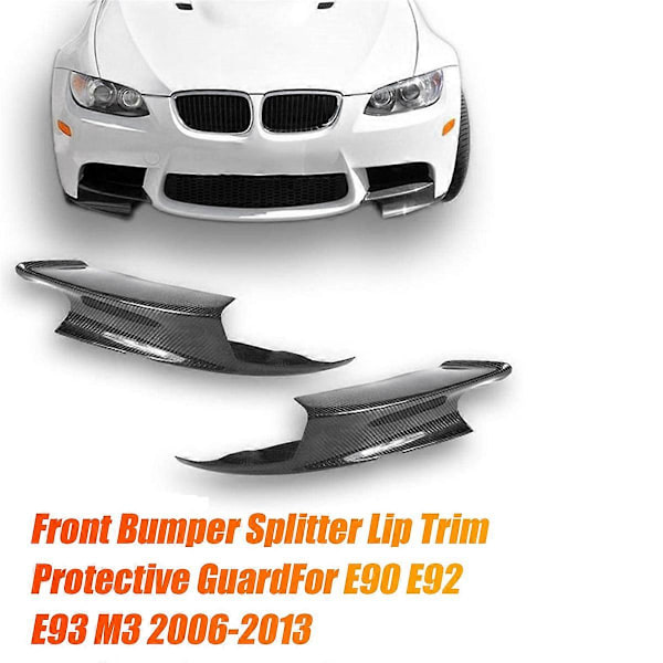 Bil Främre Vänster & Höger Nedre Stötfångar Splitter för E90 E92 E93 M3