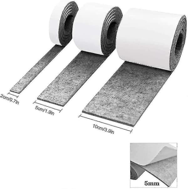 Filtglidere - Filt - 3 Ruller (100 * 10cm + 100 * 5