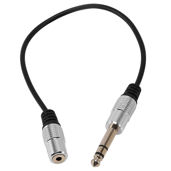1/4 tum till 3,5 mm adapterkabel 6,35 mm hane till 3,5 mm hona