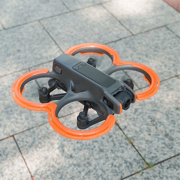 Skyddande stötfångare för Avata 2 drontillbehör, propellerskydd, antikollisionsskydd, propellerstötfångare, orange