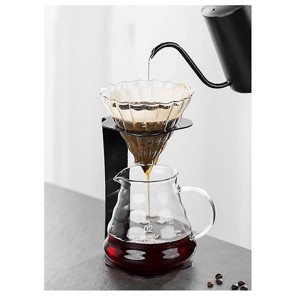Portabel Handbryggnings Kaffeställ Dropp Häll över Kaffeställ