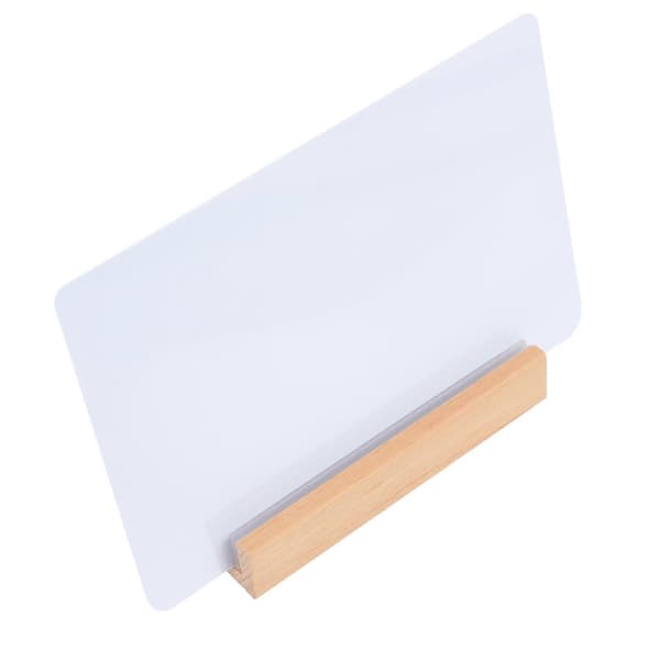 Tavleskilte Akrylplade Stand Memo Board Desktop Note Board Desktop Whiteboard