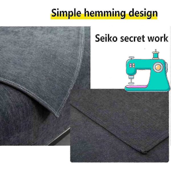 Sklisikker vintage sofabeskyttelse sofateppe Grey 70x70cm