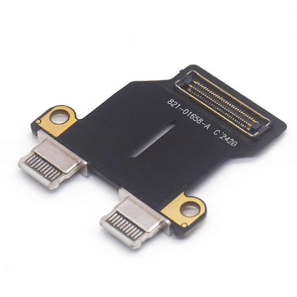 DC Strömjack Kontakt I/O USB-C Kort Flexkabel Laddningsport för 13in A1932 A2179 2018 2019 2020 A2337