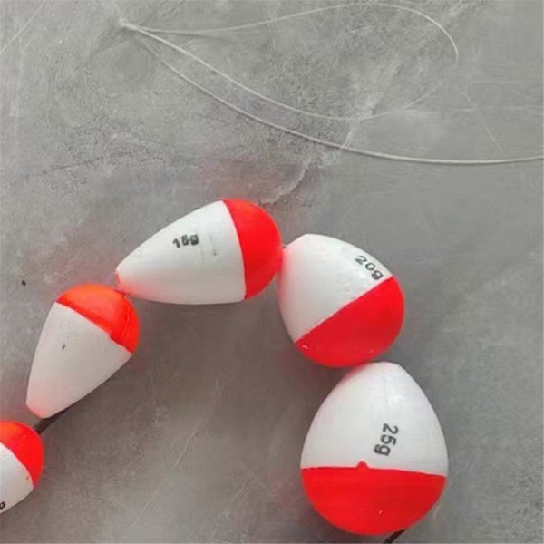 Röd & Vit Flöte, Långdistansflöte, Skumflöte, 40g