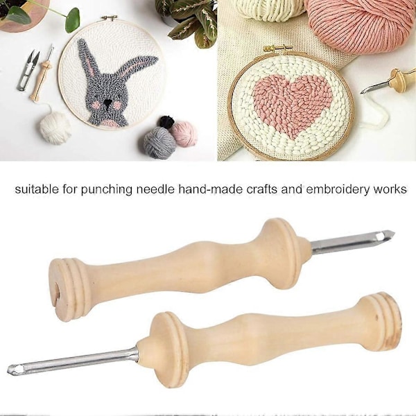 Broderi Punch Pens Set, Sy Broderinålar
