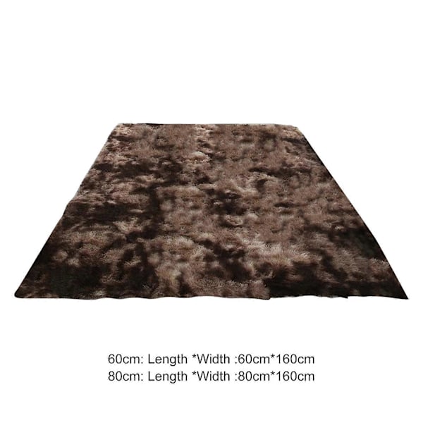 Luddig Matta för Vardagsrum Mjuk Plysch Inomhus Sovrumsmatta Batik Förtjockad Halkfri Fluffig Fuskpälsmatta Barnkammare Barn Pojkar Flickor Rum Golvmatta Khaki 60cm