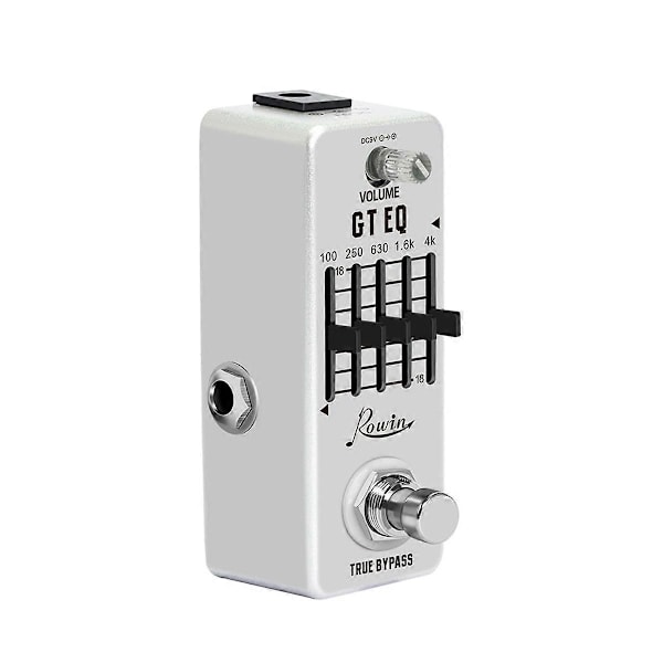 Gitarr Equalizer Pedal 5-Band Parametrisk EQ Gitarreffektpedal