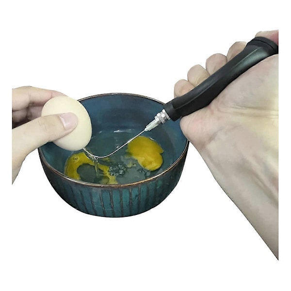 Easy Egg Blower Äggtömningsverktyg Ett Hål Äggpump och Borr Påsk A