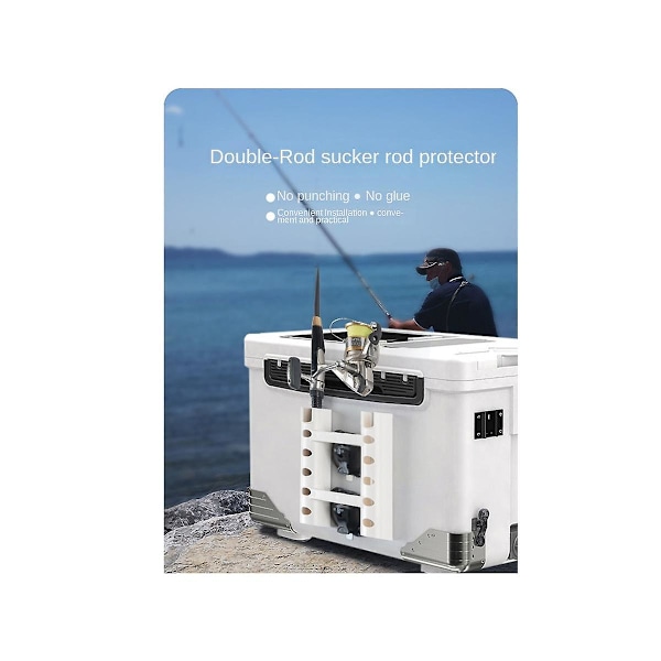 TS-Sugpropp Fiskespöhållare Fiskelåda Monterad Fiskespöhållare Surf Fiske Portabelt Spö I
