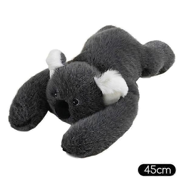 Vægtet Koala Plysdyr Blød Krampude til Angstlindring og Søvnstøtte til Børn og Voksne Grå 45cm Koala 45cm