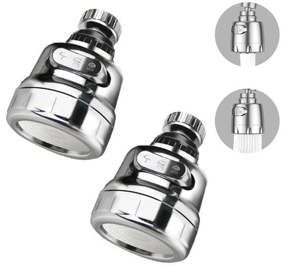 Sink Shower Faucet Extension 2x
