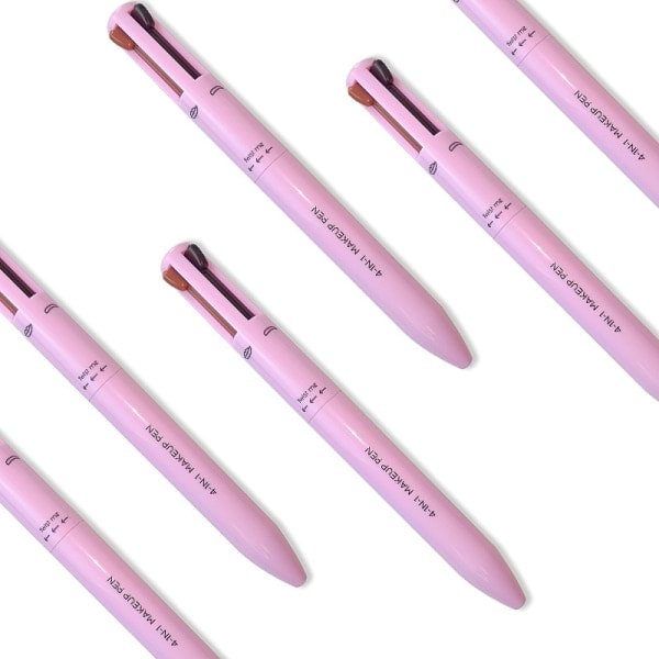 4-in-1 Makeup Pen, Eyeliner, Eyebrow Pencil, Lip Liner and Highlighter