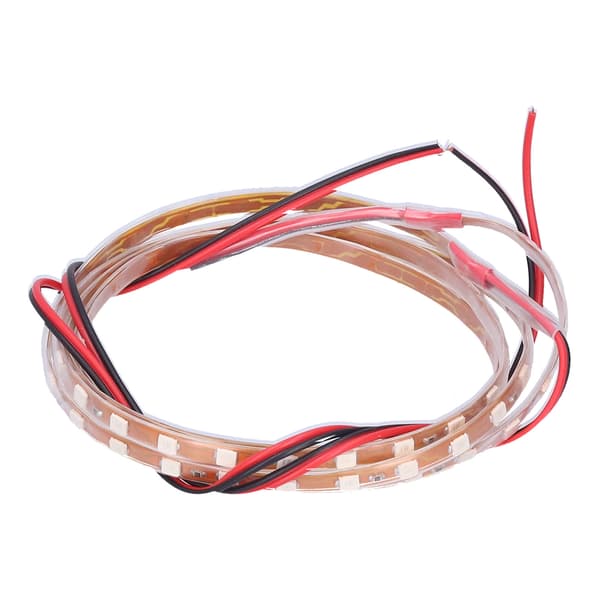 90cm Red LED Strip 90 Chips 12V Universal Car Motorcycle Decorative Lighting
