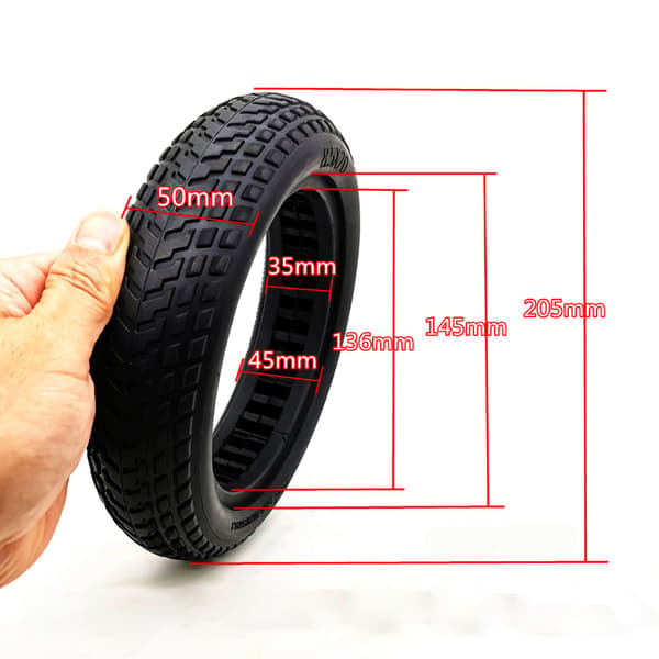 TS-Sisärenkaattomat renkaat Xiaomi M365 / M365 PRO / Essential / 1S Scooter / Pro 2 / Xiaomi Mi Electric Scooter 3 -skoottereihin
