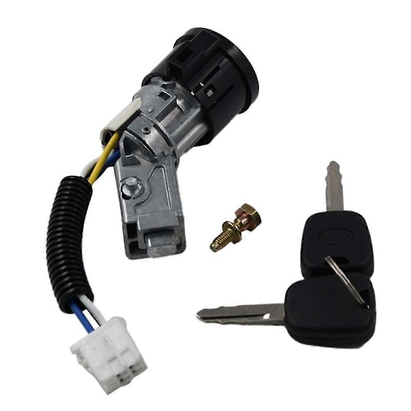Lämplig Kompatibel med Peugeot 107 Citroen C1 Toyota Aygo N0501412 N0502200 Tändningslås med 2 Nycklar-Perfekt{HH}