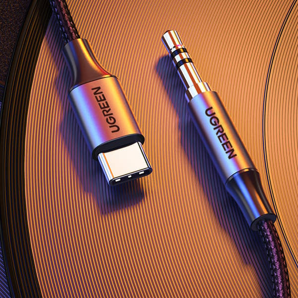 TS-Ugreen Lydkabel USB-C til 3,5mm 1m