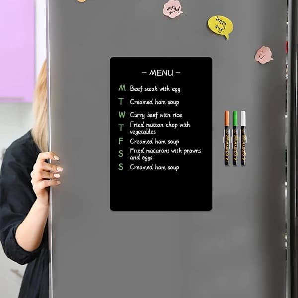 Magnetisk whiteboardtavla för kylskåp, smutsavvisande