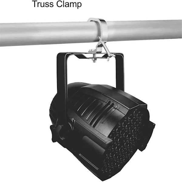 TS-Truss C-klammer 1.18-2 tum, 10-pack scenljus truss-klammer, passar för 30-50 mm ytterdiameter rör, last 25 kg C-kl