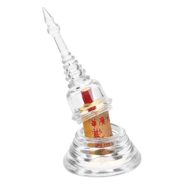 Akryl Stupa Buddhistisk Pagodekor Buddhistisk Pagode Til Hjem Dekorativt Buddhismetilbehør