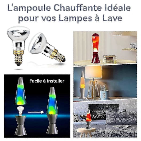 Lava 25W E14 R39 Varmvit SES Glödlampa Spotlight 4-pack