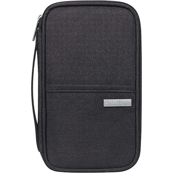 Rejse tegnebog / Pas holder - Sort black