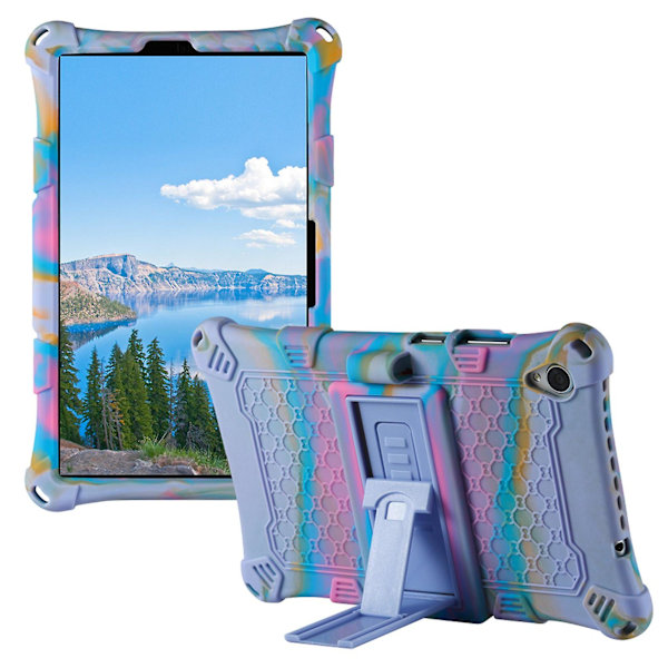 TS-Silikonetui for Tab M8 Fhd Tb-8705f Tab M8 Hd Tb-8505x/f 8-tommers nettbrettetui for Tab M8 8705 med P