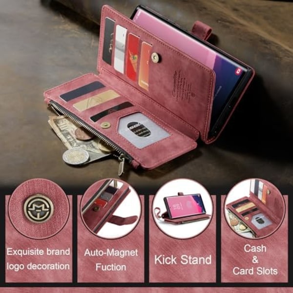 caseme 008 Samsung S24:lle punainen punainen red