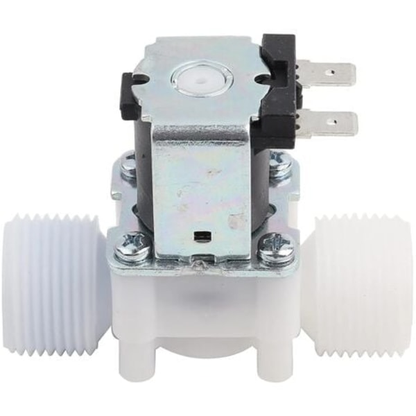 TS-Magnetventil 12 V DC Plast 3/4 '' DN20 Normalt Stängd N/C Flödesbrytare Vatteninlopp Snabbkoppling