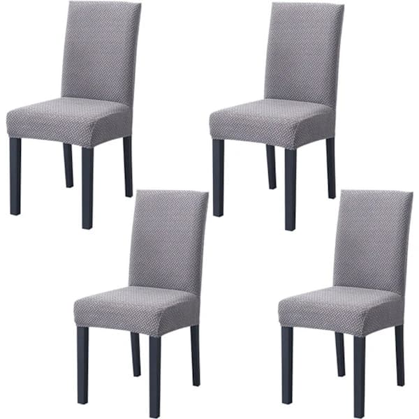 4 stk Moderne Elastiske Stretch Stoltrekk Strikket Jacquard
