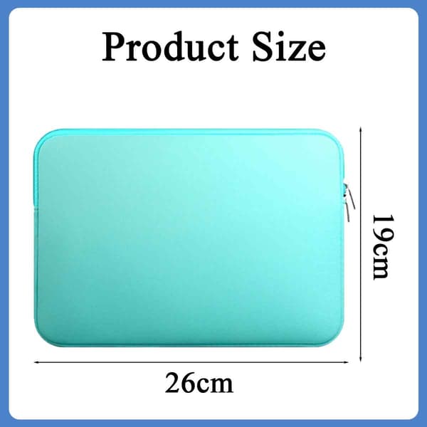 Sponge Material Tablet Protective Case for Apple iPad Pro MacBook Air Pro Sleeve Bag Sky blue Sky blue 10 inches