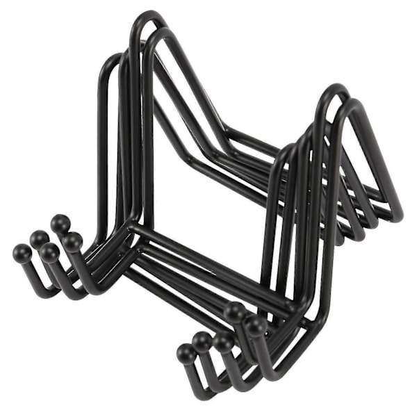5-pack Metallstativ Kompatibelt med Tallriksställ Tallrikshållare Kompatibel med Bild, Dekorativ