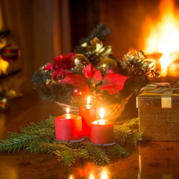8 kpl adventtikynttilänpidikkeitä metallia, 6 cm kynttilänpidin musta kynttilälevy, kynttiläpistokkeet jouluun